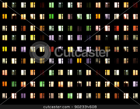 To use this stock image in your creative project, please select the size you need over to the right and click the "Add to Cart" button.
Your downloaded image will come with the Cutcaster watermark removed so don’t worry about the watermark you see on this page. Seamless texture - night windows stock photo, Seamless texture from set of windows on a black background - night by Alexey Romanov