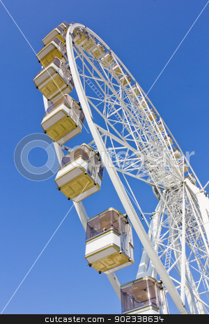 To use this stock image in your creative project, please select the size you need over to the right and click the "Add to Cart" button.
Your downloaded image will come with the Cutcaster watermark removed so don’t worry about the watermark you see on this page. Ferris wheel in Paris stock photo, A ferris wheel near Louvren in Paris, France by Tommy Alsén