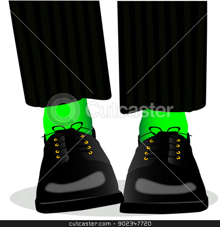 To use this stock image in your creative project, please select the size you need over to the right and click the "Add to Cart" button.
Your downloaded image will come with the Cutcaster watermark removed so don’t worry about the watermark you see on this page. Mens Feet stock vector clipart, Two mens feet about to get fidgity. by Kotto