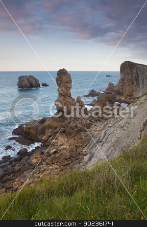 To use this stock image in your creative project, please select the size you need over to the right and click the "Add to Cart" button.
Your downloaded image will come with the Cutcaster watermark removed so don’t worry about the watermark you see on this page. The Urros, Liencres, Cantabria, Spain stock photo, The Urros, Liencres, Cantabria, Spain by B.F.