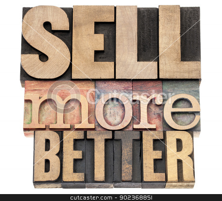To use this stock image in your creative project, please select the size you need over to the right and click the "Add to Cart" button.
Your downloaded image will come with the Cutcaster watermark removed so don’t worry about the watermark you see on this page. sell more better in wood type stock photo, sell more better - isolated text in letterpress wood type printing blocks by Marek Uliasz