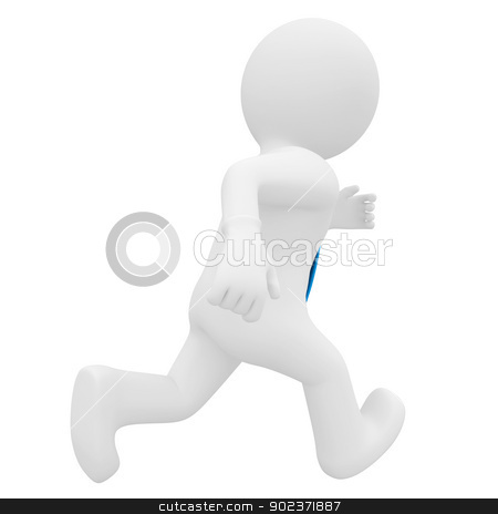 To use this stock image in your creative project, please select the size you need over to the right and click the "Add to Cart" button.
Your downloaded image will come with the Cutcaster watermark removed so don’t worry about the watermark you see on this page. 3D man running stock photo, 3D man running. Isolated render on a white background by cherezoff
