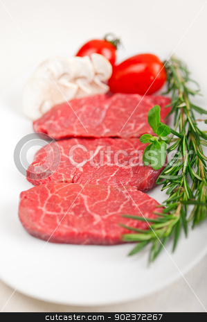 To use this stock image in your creative project, please select the size you need over to the right and click the "Add to Cart" button.
Your downloaded image will come with the Cutcaster watermark removed so don’t worry about the watermark you see on this page. Kobe Miyazaky beef stock photo, raw fresh Kobe Miyazaky beef with rosmary and marjoram by Francesco Perre