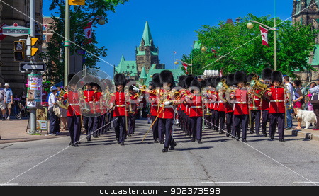 To use this stock image in your creative project, please select the size you need over to the right and click the "Add to Cart" button.
Your downloaded image will come with the Cutcaster watermark removed so don’t worry about the watermark you see on this page. Ceremonial Guard Parade stock photo, Ceremonial Guard Parade in Ottawa on Parliament Hill, Ontario, Canada by Peter Kolomatski