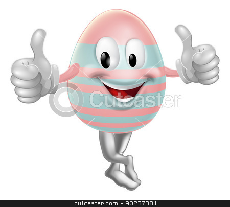 To use this stock image in your creative project, please select the size you need over to the right and click the "Add to Cart" button.
Your downloaded image will come with the Cutcaster watermark removed so don’t worry about the watermark you see on this page. Easter Egg Mascot Drawing stock vector clipart, An illustration of a happy fun cartoon Easter egg mascot character doing a thumbs up
by Christos Georghiou
