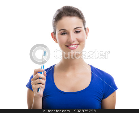 To use this stock image in your creative project, please select the size you need over to the right and click the "Add to Cart" button.
Your downloaded image will come with the Cutcaster watermark removed so don’t worry about the watermark you see on this page. Beautiful woman with a toothbrush stock photo, Beautiful woman with a great smile holding toothbrush, isolated over a white background by ikostudio