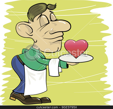 waiter and heart