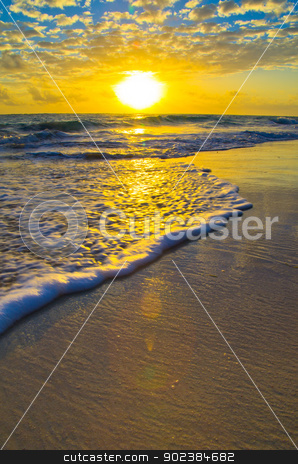 To use this stock image in your creative project, please select the size you need over to the right and click the "Add to Cart" button.
Your downloaded image will come with the Cutcaster watermark removed so don’t worry about the watermark you see on this page. sunset stock photo, Beautiful sunset above the sea by Vitaliy Pakhnyushchyy