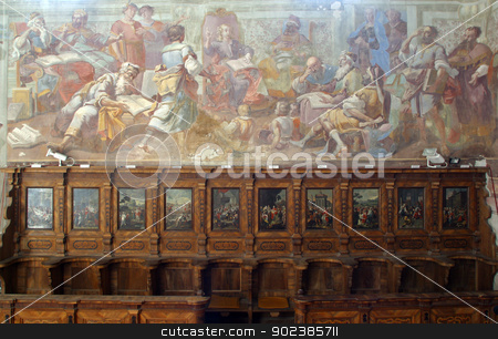To use this stock image in your creative project, please select the size you need over to the right and click the "Add to Cart" button.
Your downloaded image will come with the Cutcaster watermark removed so don’t worry about the watermark you see on this page. The Twelve-Year-Old Jesus in the Temple stock photo, The Twelve-Year-Old Jesus in the Temple by Zvonimir Atletic