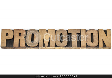 To use this stock image in your creative project, please select the size you need over to the right and click the "Add to Cart" button.
Your downloaded image will come with the Cutcaster watermark removed so don’t worry about the watermark you see on this page. promotion word in wood type stock photo, promotion - isolated word in vintage letterpress wood type printing blocks by Marek Uliasz