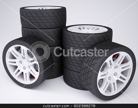 To use this stock image in your creative project, please select the size you need over to the right and click the "Add to Cart" button.
Your downloaded image will come with the Cutcaster watermark removed so don’t worry about the watermark you see on this page. A stack of wheels with discs stock photo, A stack of wheels with discs. Isolated render on a white background by cherezoff