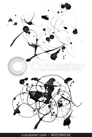 To use this stock image in your creative project, please select the size you need over to the right and click the "Add to Cart" button.
Your downloaded image will come with the Cutcaster watermark removed so don’t worry about the watermark you see on this page. Set of 2 grunge textured ink design elements isolated on whit stock photo, Set of 2 grunge textured ink design elements isolated on white by GPimages