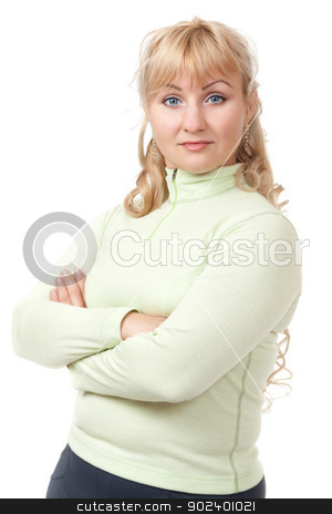 To use this stock image in your creative project, please select the size you need over to the right and click the "Add to Cart" button.
Your downloaded image will come with the Cutcaster watermark removed so don’t worry about the watermark you see on this page. Portrait of a blond lady with a beautiful hair isolated on white stock photo, portrait of a blond woman in studio. Isolate on white by Ruslan Kudrin