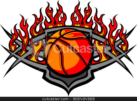 To use this stock image in your creative project, please select the size you need over to the right and click the "Add to Cart" button.
Your downloaded image will come with the Cutcaster watermark removed so don’t worry about the watermark you see on this page. Basketball Ball Template with Flames Vector Image stock vector clipart, Graphic Basketball Ball vector image template with flames by chromaco