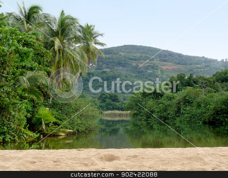 To use this stock image in your creative project, please select the size you need over to the right and click the "Add to Cart" button.
Your downloaded image will come with the Cutcaster watermark removed so don’t worry about the watermark you see on this page. impression of Guadeloupe stock photo, idyllic scenery at a caribbean island named Guadeloupe by prill