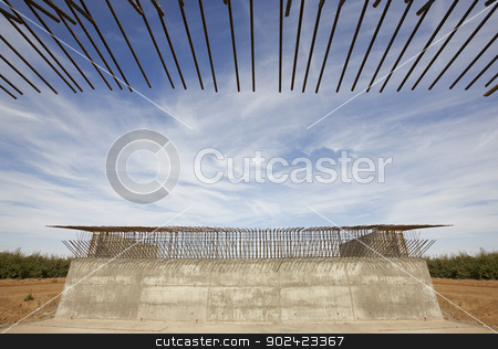 To use this stock image in your creative project, please select the size you need over to the right and click the "Add to Cart" button.
Your downloaded image will come with the Cutcaster watermark removed so don’t worry about the watermark you see on this page. Railway bridge under construction stock photo, Railway bridge under construction outdoor blue sky and landscape by ABBPhoto