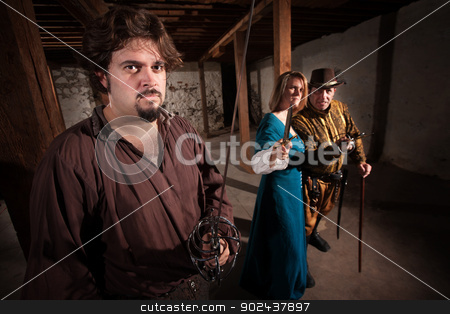 To use this stock image in your creative project, please select the size you need over to the right and click the "Add to Cart" button.
Your downloaded image will come with the Cutcaster watermark removed so don’t worry about the watermark you see on this page. Aggressive Medieval Characters stock photo, Aggressive live action role playing game medieval characters by Scott Griessel