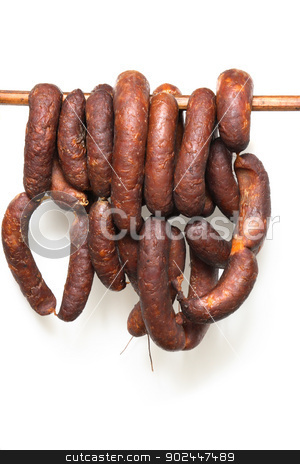 To use this stock image in your creative project, please select the size you need over to the right and click the "Add to Cart" button.
Your downloaded image will come with the Cutcaster watermark removed so don’t worry about the watermark you see on this page. czech wursts stock photo, typical czech fresh wursts on the white background by Jiri Vaclavek
