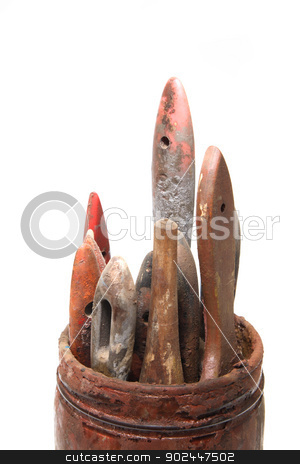 To use this stock image in your creative project, please select the size you need over to the right and click the "Add to Cart" button.
Your downloaded image will come with the Cutcaster watermark removed so don’t worry about the watermark you see on this page. paint brushes stock photo, old paint brushes on the white background by Jiri Vaclavek