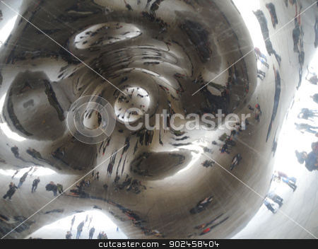 To use this stock image in your creative project, please select the size you need over to the right and click the "Add to Cart" button.
Your downloaded image will come with the Cutcaster watermark removed so don’t worry about the watermark you see on this page. Chicago bean. stock photo, Chicago bean structure in Chicago, Illinois. by OSCAR Williams