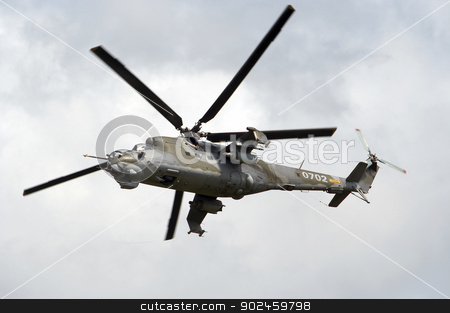 To use this stock image in your creative project, please select the size you need over to the right and click the "Add to Cart" button.
Your downloaded image will come with the Cutcaster watermark removed so don’t worry about the watermark you see on this page. flying gunship stock photo, Shot of the flying armed gunship by Siloto