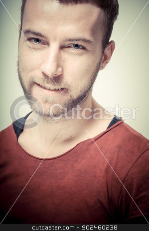 To use this stock image in your creative project, please select the size you need over to the right and click the "Add to Cart" button.
Your downloaded image will come with the Cutcaster watermark removed so don’t worry about the watermark you see on this page. vintage portrait of fashion guy stock photo, vintage portrait of fashion guy on gray background by Eugenio Marongiu