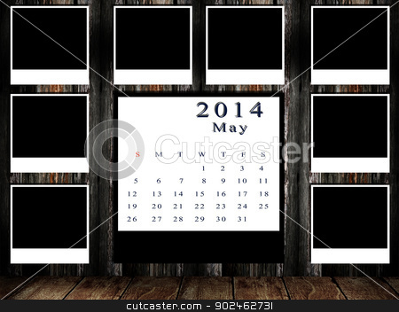 To use this stock image in your creative project, please select the size you need over to the right and click the "Add to Cart" button.
Your downloaded image will come with the Cutcaster watermark removed so don’t worry about the watermark you see on this page. Calendar 2014 set with photo frame on grunge wall stock photo, Calendar 2014 set with photo frame on grunge wall by pixbox77