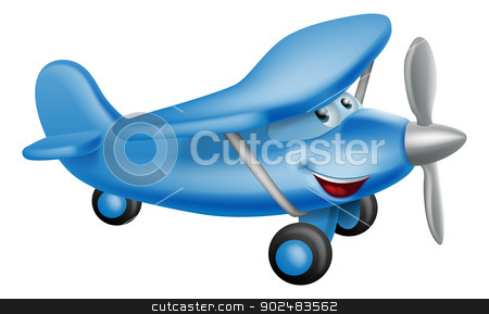 To use this stock image in your creative project, please select the size you need over to the right and click the "Add to Cart" button.
Your downloaded image will come with the Cutcaster watermark removed so don’t worry about the watermark you see on this page. Cute airplane cartoon character stock vector clipart, An illustration of a cute little happy cartoon blue prop airplane character by Christos Georghiou