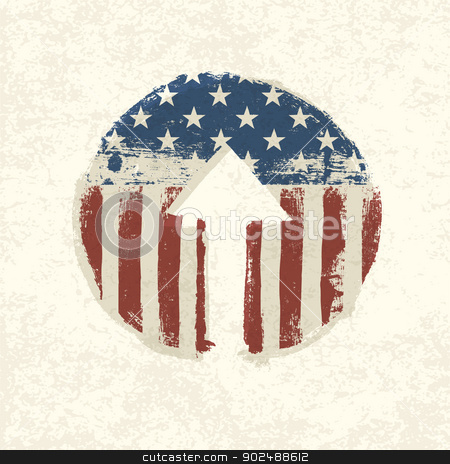 To use this stock image in your creative project, please select the size you need over to the right and click the "Add to Cart" button.
Your downloaded image will come with the Cutcaster watermark removed so don’t worry about the watermark you see on this page. Grunge american flag themed up arrow symbol. Vector, EPS10 stock vector clipart, Grunge american flag themed up arrow symbol. Vector, EPS10 by pashabo