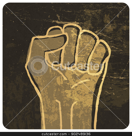 To use this stock image in your creative project, please select the size you need over to the right and click the "Add to Cart" button.
Your downloaded image will come with the Cutcaster watermark removed so don’t worry about the watermark you see on this page. Fist illustration. With grunge texture, vector stock vector clipart, Fist illustration. With grunge texture, vector by pashabo