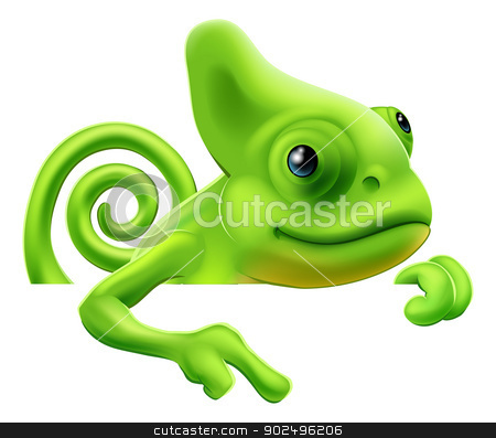 To use this stock image in your creative project, please select the size you need over to the right and click the "Add to Cart" button.
Your downloaded image will come with the Cutcaster watermark removed so don’t worry about the watermark you see on this page. Cartoon chameleon pointing down stock vector clipart, An illustration of a cute cartoon chameleon pointing from above a sign or banner by Christos Georghiou
