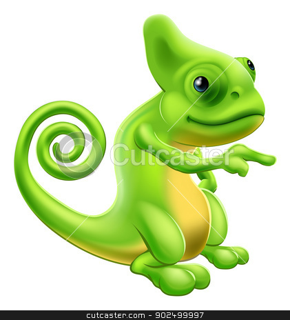 To use this stock image in your creative project, please select the size you need over to the right and click the "Add to Cart" button.
Your downloaded image will come with the Cutcaster watermark removed so don’t worry about the watermark you see on this page. Chameleon mascot pointing stock vector clipart, by Christos Georghiou
