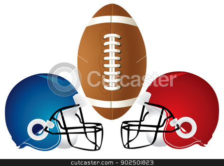To use this stock image in your creative project, please select the size you need over to the right and click the "Add to Cart" button.
Your downloaded image will come with the Cutcaster watermark removed so don’t worry about the watermark you see on this page. Football Helmet Design stock vector clipart, Vector Illustration of a football design with helmets. by Basheera Hassanali