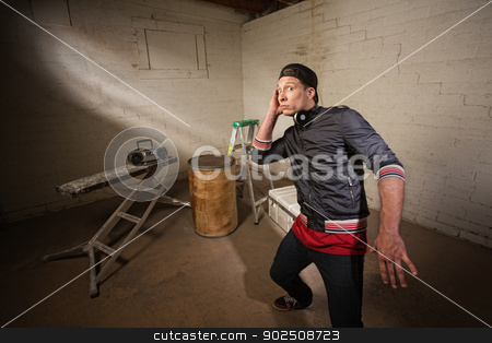 To use this stock image in your creative project, please select the size you need over to the right and click the "Add to Cart" button.
Your downloaded image will come with the Cutcaster watermark removed so don’t worry about the watermark you see on this page. Man Listening to Radio stock photo, Interested urban musician leaning back near radio by Scott Griessel
