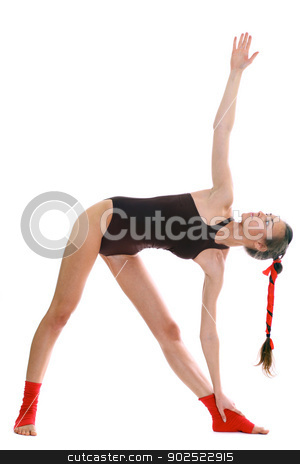 To use this stock image in your creative project, please select the size you need over to the right and click the "Add to Cart" button.
Your downloaded image will come with the Cutcaster watermark removed so don’t worry about the watermark you see on this page. Fitness young woman in white isolated stock photo, Fitness young woman in white isolated by andersonrise