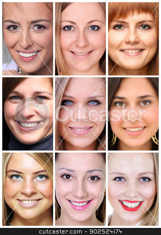 To use this stock image in your creative project, please select the size you need over to the right and click the "Add to Cart" button.
Your downloaded image will come with the Cutcaster watermark removed so don’t worry about the watermark you see on this page. Collage beautiful young women stock photo, Collage beautiful young women by andersonrise