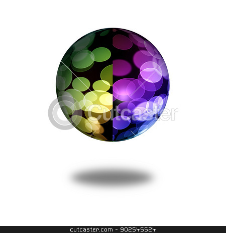 To use this stock image in your creative project, please select the size you need over to the right and click the "Add to Cart" button.
Your downloaded image will come with the Cutcaster watermark removed so don’t worry about the watermark you see on this page. Abstract Globe stock photo, Multi color globe with shadow on white background by Henrik Lehnerer