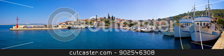 To use this stock image in your creative project, please select the size you need over to the right and click the "Add to Cart" button.
Your downloaded image will come with the Cutcaster watermark removed so don’t worry about the watermark you see on this page. Fishermen harbor in town of Kali stock photo, Fishermen harbor in town of Kali, Island of Ugljan, Croatia by xbrchx
