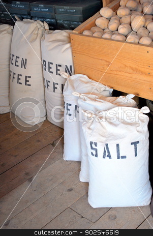 To use this stock image in your creative project, please select the size you need over to the right and click the "Add to Cart" button.
Your downloaded image will come with the Cutcaster watermark removed so don’t worry about the watermark you see on this page. General store. stock photo, General store in the old west with various supplies for purchase. by OSCAR Williams