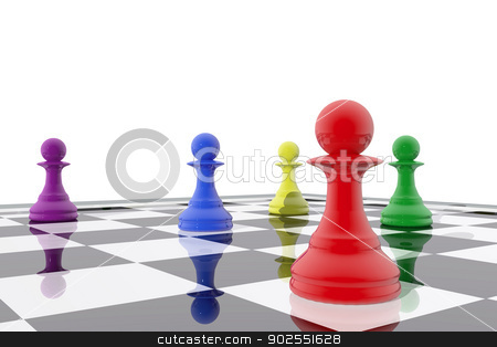 To use this stock image in your creative project, please select the size you need over to the right and click the "Add to Cart" button.
Your downloaded image will come with the Cutcaster watermark removed so don’t worry about the watermark you see on this page. Chess pawns in different colors stock photo, Chess pawns in different colors by genialbaron