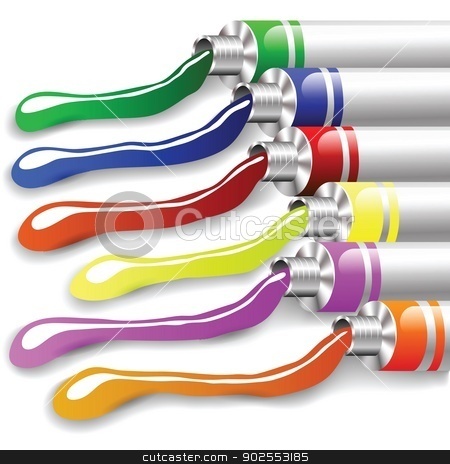 To use this stock image in your creative project, please select the size you need over to the right and click the "Add to Cart" button.
Your downloaded image will come with the Cutcaster watermark removed so don’t worry about the watermark you see on this page. tubes with oil paints stock vector clipart, colorful illustration with tubes and paints for your design by valeo5