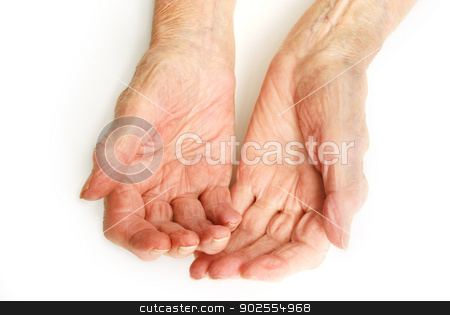 To use this stock image in your creative project, please select the size you need over to the right and click the "Add to Cart" button.
Your downloaded image will come with the Cutcaster watermark removed so don’t worry about the watermark you see on this page. Old Lady's hands open stock photo, My mother at 90 years old with arthritic hands by Fenton