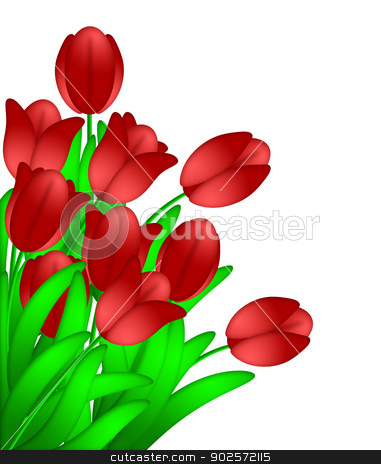 To use this stock image in your creative project, please select the size you need over to the right and click the "Add to Cart" button.
Your downloaded image will come with the Cutcaster watermark removed so don’t worry about the watermark you see on this page. Bunch of Red Tulips Flowers Isolated on White Background stock photo, Bunch of Red Tulips Flowers in Spring Illustration Isolated on White Background by Jit Lim