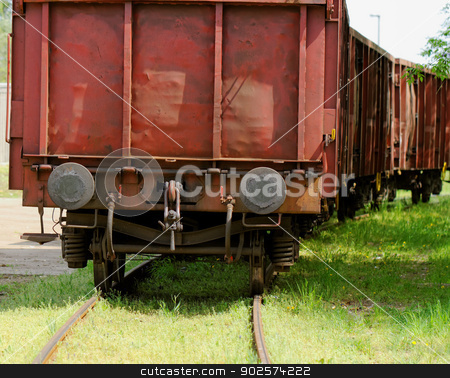 To use this stock image in your creative project, please select the size you need over to the right and click the "Add to Cart" button.
Your downloaded image will come with the Cutcaster watermark removed so don’t worry about the watermark you see on this page. Old wagon, in an unused railway track stock photo, Old wagon, in an unused grassy railway track by Jozsef Demeter