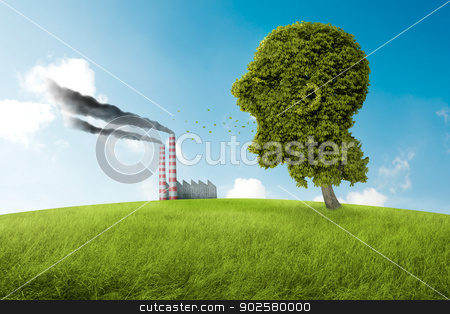 To use this stock image in your creative project, please select the size you need over to the right and click the "Add to Cart" button.
Your downloaded image will come with the Cutcaster watermark removed so don’t worry about the watermark you see on this page. The scream of the nature stock photo, Tree in the shape of head screams to the pollution by Giordano Aita