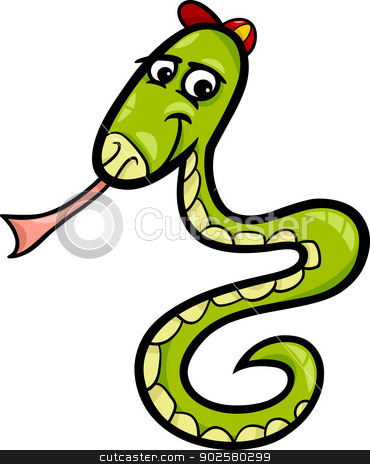 To use this stock image in your creative project, please select the size you need over to the right and click the "Add to Cart" button.
Your downloaded image will come with the Cutcaster watermark removed so don’t worry about the watermark you see on this page. snake in the cap cartoon illustration stock vector clipart, Cartoon Illustration of Funny Snake in the Cap Reptile Animal by Igor Zakowski