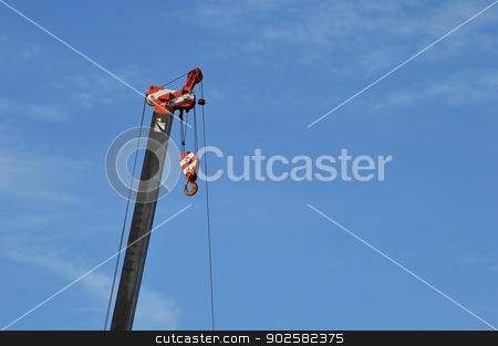 To use this stock image in your creative project, please select the size you need over to the right and click the "Add to Cart" button.
Your downloaded image will come with the Cutcaster watermark removed so don’t worry about the watermark you see on this page. crane with blue sky stock photo, crane with blue sky element of design by Lekchangply