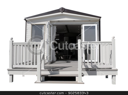 To use this stock image in your creative project, please select the size you need over to the right and click the "Add to Cart" button.
Your downloaded image will come with the Cutcaster watermark removed so don’t worry about the watermark you see on this page. Luxurious modern caravan stock photo, Exterioer of luxurious modern caravan with open doors. by Martin Crowdy