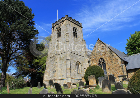 To use this stock image in your creative project, please select the size you need over to the right and click the "Add to Cart" button.
Your downloaded image will come with the Cutcaster watermark removed so don’t worry about the watermark you see on this page. Old English church and cemetery stock photo, Old English church and cemetery, Scalby Village, England. by Martin Crowdy