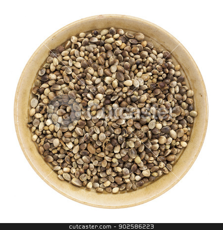 To use this stock image in your creative project, please select the size you need over to the right and click the "Add to Cart" button.
Your downloaded image will come with the Cutcaster watermark removed so don’t worry about the watermark you see on this page. whole hemp seeds stock photo, whole hemp seeds in a small bowl isolated on white, top view by Marek Uliasz